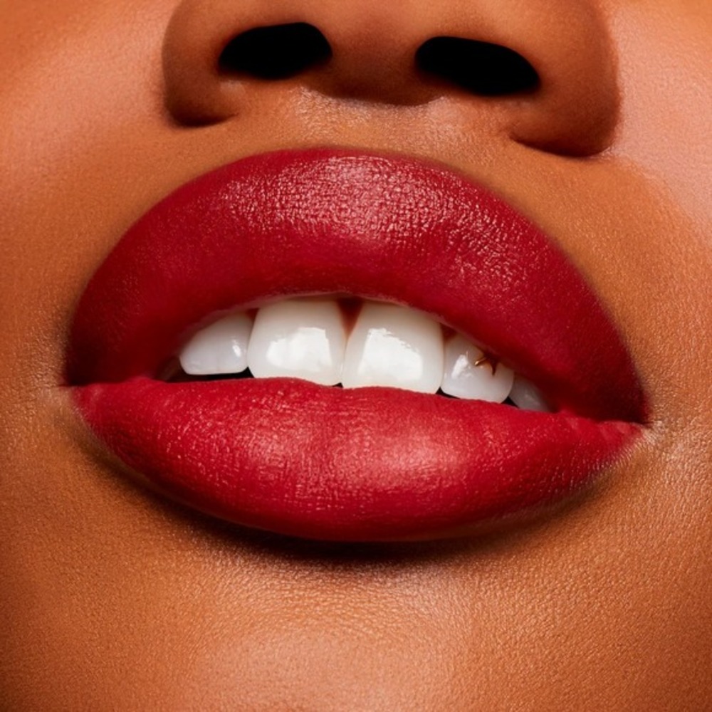 MAC Powder‎ Kiss Velvet Blur Slim Stick 878 Dubonnet Buzz New in Box - Picture 3 of 3